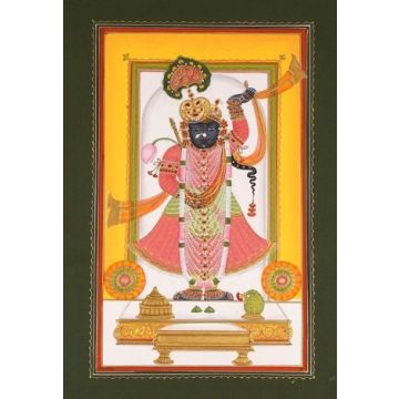 Pichwai Gulaabi shrinathji