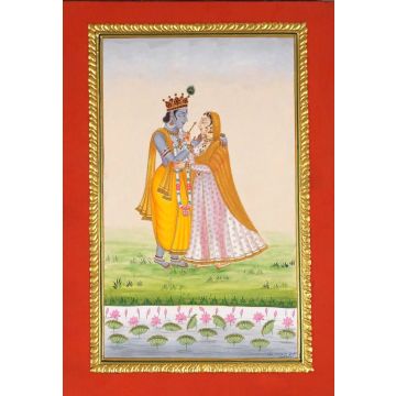 Miniature Radha Krishna