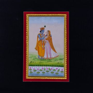 Miniature Radha Krishna